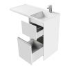 Тумба под раковину Aquaton Лондри 1A236001LH010 40х50 подвесная цвет белый