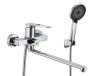 Смеситель для ванны и душа Savol S-009024A настенный хром