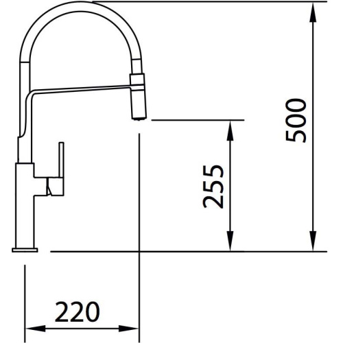 Смеситель для кухни Clever Chef 60143 на раковину хром - фото 2