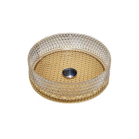 Раковина стеклянная Vincea VBS-5GL04 40х40 накладная цвет прозрачный без отверстий под смеситель