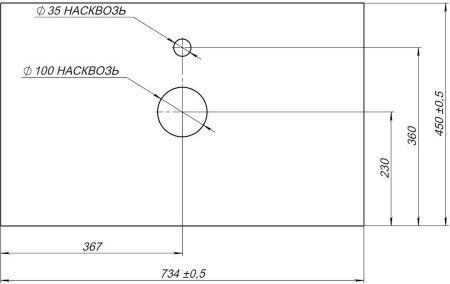 Столешница Aquanet Nova Lite 00257611 70х50 накладная цвет серый