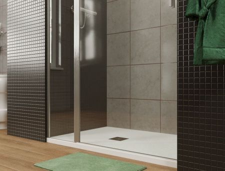 Душевая дверь Allen Brau Priority 3.31029.BA 100х200 стекло прозрачное профиль серебро