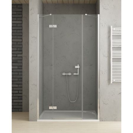 Душевая дверь New Trendy REFLEXA PLUS L EXK-5076 110х200 стекло прозрачное профиль хром