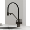 Смеситель для кухни Sancos Loro SC4007GG на мойку вороненая сталь/черный