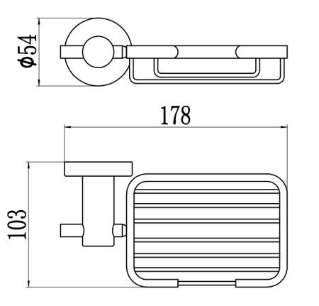 Мыльница Savol S-005632
