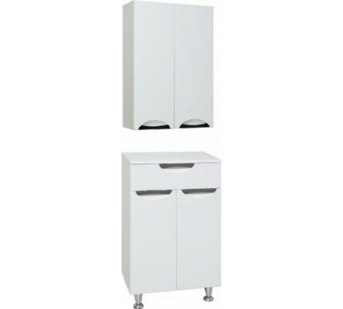 Шкаф Runo БАРСЕЛОНА УТ000002340 50х80 подвесной цвет белый - фото 3