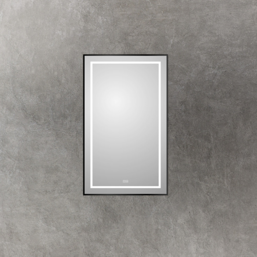 Зеркало BelBagno Kraft SPC-KRAFT-600-1000-LED-TCH-WARM-NERO 60х100 - фото 3