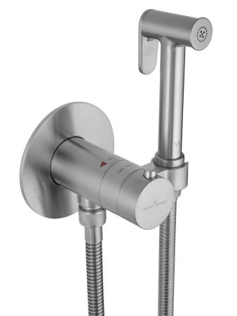 Смеситель для ванны и душа Wonzon & Woghand WW-88829909-BN встраиваемый в стену никель с термостатом