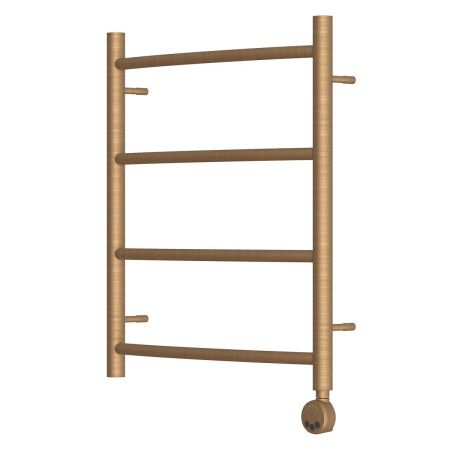 Полотенцесушитель электрический Point Афина PN04156BRE 55х65 бронза