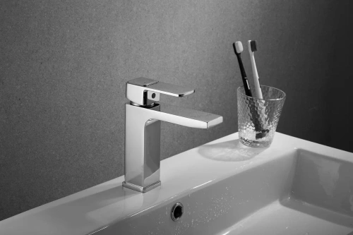 Смеситель Shevanik S9701 на раковину хром - фото 5