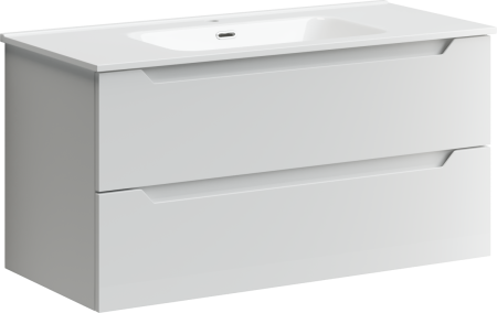 Тумба под раковину Sancos Norma 2.0 NR2.0100W 100х50 подвесная цвет белый