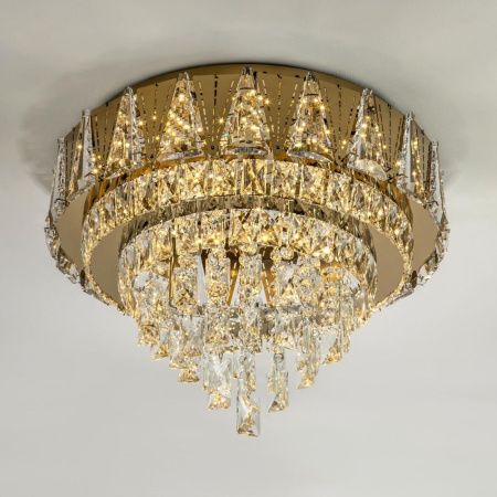 Люстра потолочная LED4U L9437-500 GD с УД