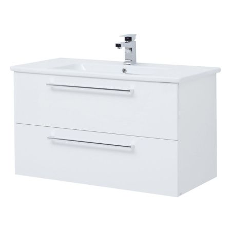 Тумба под раковину Dreja Gio 77.0105W 100х50 подвесная цвет белый