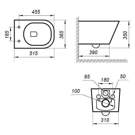 Унитаз подвесной Art&Max MAXIMA AM010CHR белый с сиденьем микролифт безободковый каскадный смыв