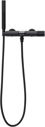 Смеситель для ванны с душем Allen Brau Liberty 5.33006-31 настенный черный без термостата - фото 5