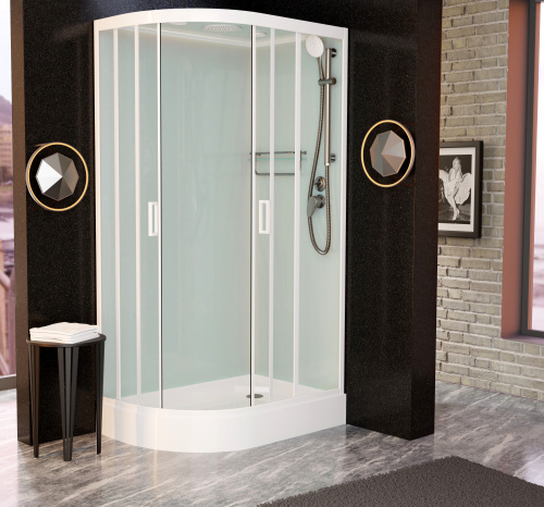 Душевая кабина Frank 412214 120х80 с крышей ориентация правая - фото 2 Душевая кабина Frank 412214 120х80 с крышей ориентация правая - фото 2