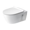 Унитаз подвесной Duravit No.1 45820900A1 белый с сиденьем микролифт безободковый смыв воронка-водоворот