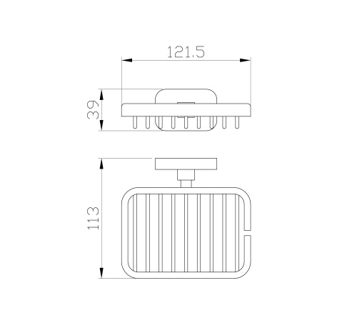 Мыльница с держателем Wonzon & Woghand GRAFFITY WW-9324-BG - фото 2