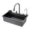 Кухонная мойка Savol S-SC003Q 75х45 цвет серый поверхность матовая
