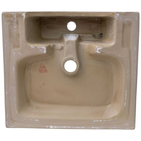 Раковина из сантехнического фарфора Melana 78182-805 50х50 накладная цвет белый 1 отверстие под смеситель