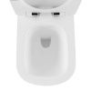 Унитаз подвесной Lavinia Boho Bell pro 3301002R белый с сиденьем микролифт безободковый каскадный смыв