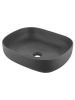 Раковина из сантехнического фарфора Wonzon & Woghand Tahoe WW-RN41286-MG 50х42 накладная цвет серый без отверстий под смеситель
