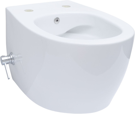 Чаша унитаза подвесная Allen Brau Fantasy 4.11HC1.20 цвет белый без сиденья безободковая каскадный смыв