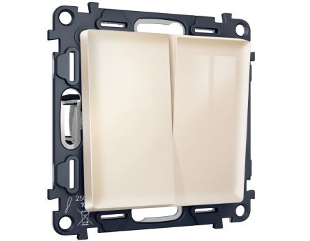 Комплект механизма 2-клавишного перекрестного выключателя 10A-250V Ambrella Volt MA MA303030