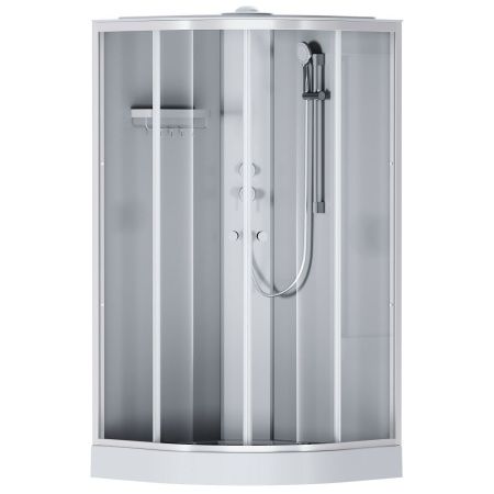 Душевая кабина Am.Pm X-Joy W94C-401-100MT 100х100 четверть круга без крыши ориентация универсальная
