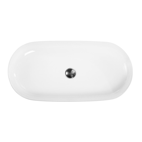 Раковина BelBagno 41 см BB1349 накладная цвет белый глянцевый - фото 2