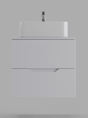Тумба с раковиной Orange Line Li-60TuwMDF+B02-460W 60,5х46х70 - фото 3