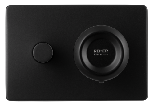 Смеситель для душа Remer Element ET09HRGNO встраиваемый в стену черный без термостата - фото 3