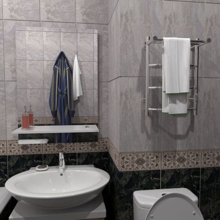 Полотенцесушитель электрический Тругор Пэк Пэксп6П60х4032 45х60 хром