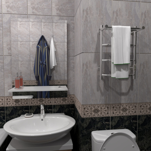 Полотенцесушитель Тругор Пэк Пэксп6П60х4032 43х60 электрический хром - фото 4