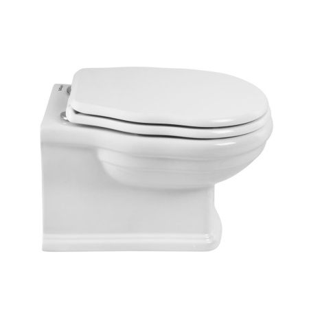 Чаша унитаза подвесная BelBagno BOHEME BB115CH цвет белый без сиденья безободковая каскадный смыв