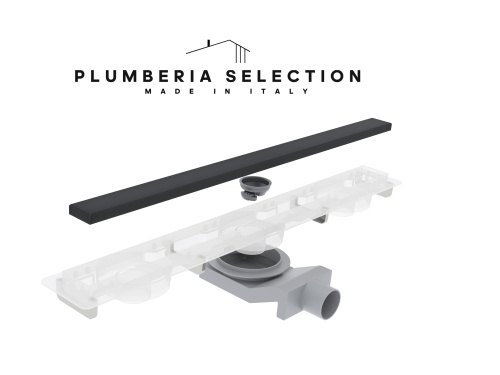 Душевой трап Plumberia Selection PSM MODULAR PSM80NO напольный - фото 3