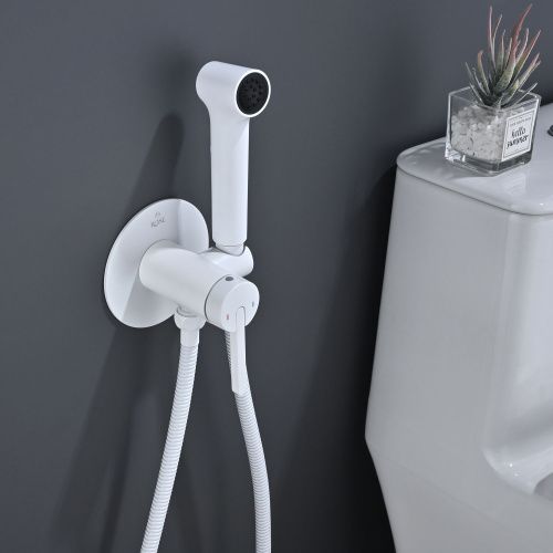 Гигиенический душ со смесителем Rose R235C белый - фото 4