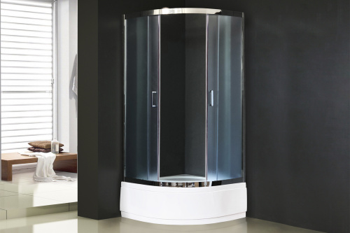 Душевой уголок Royal Bath CK RB90CK-C-CH 90х90 стекло матовое профиль хром глянцевый с поддоном