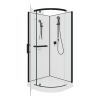 Душевая кабина Cerutti SPA KORRA90B 90х90 четверть круга без крыши ориентация универсальная