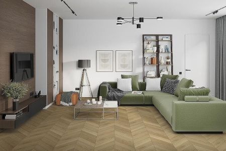 Кварцвиниловая плитка Damy Floor CHEVRON LVT DF10-Ch-LVT Сен-Клу толщина 0.25 см 43 класс 600х127