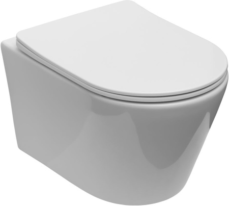 Унитаз подвесной Logan Tornado 00331866 белый с сиденьем микролифт смыв торнадо