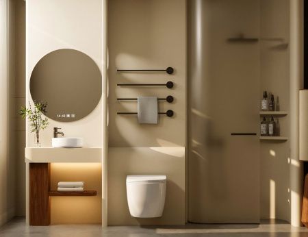 Унитаз подвесной Abber Bequem AC1100T белый с сиденьем микролифт безободковый смыв торнадо