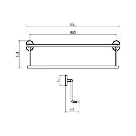 Полотенцедержатель Fashun A1909