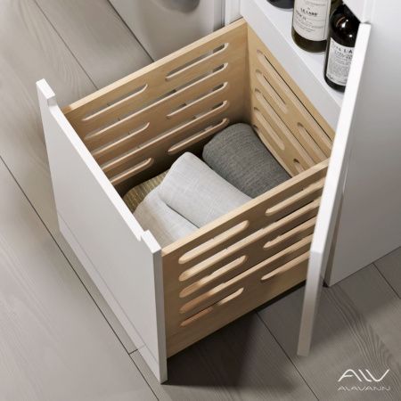 Тумба с раковиной Alavann Cosmetic ALV1039000 100х50 напольная цвет белый