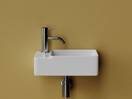 Раковина из сантехнического фарфора Ceramica Nova ELEMENT CN5046 40х20 подвесная цвет белый 1 отверстие под смеситель