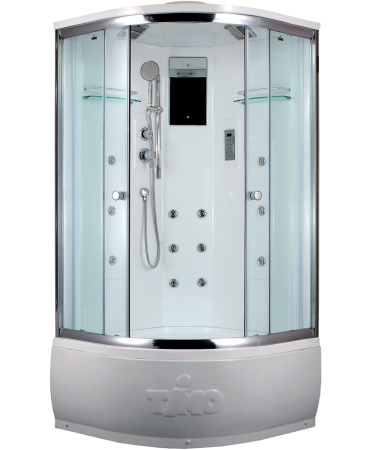 Душевая кабина Timo Lux T-7700 100х100 четверть круга с крышей