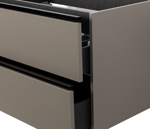 Тумба под раковину Visobath Granada 76544/87605 100х45х55 подвесная цвет кварц - фото 4