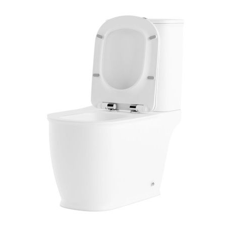 Унитаз-компакт напольный с бачком Lavinia Boho Bell pro 3301001N белый с сиденьем микролифт каскадный смыв