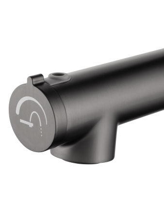 Смеситель Wonzon & Woghand WW-H1017-BGG на раковину графит