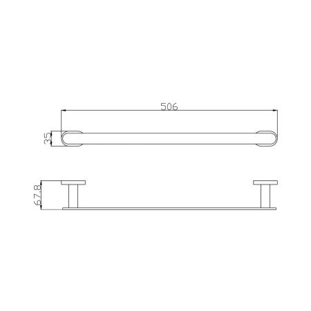 Полотенцедержатель RavSlezak Yukon YUA0701/50